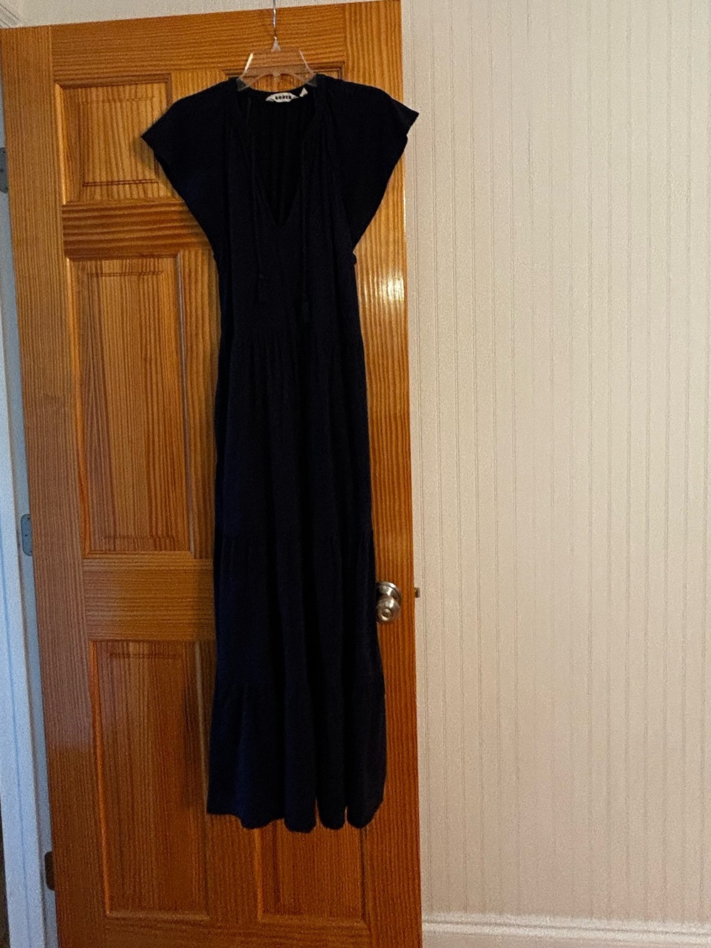 Elegant Navy Maxi Dress